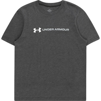 Under Armour Функционална тениска 'wordmark' сиво, размер ym