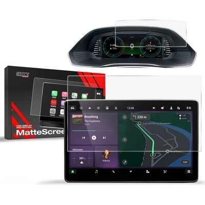 GRIZZ Protector, Ochranná fólie na display 2v1 Matte, Škoda Octavia IV, 2024- , Display 13" | Zboží Auto