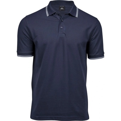 TeeJays polokošile TJ 1407 elastická krátký rukáv pánská COT-18140796301 navy bílá