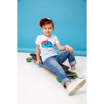 Winkiki chlapčenské tričko biela