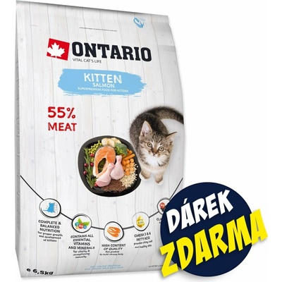 ONTARIO Kitten Salmon 6,5 kg