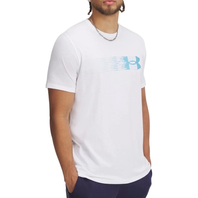 Under Armour UA M LC Fly in logo SS 1390206-100 biele