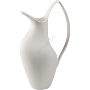 Estilo Home Керамична бяла ваза 33x17x19 см (EH0058)