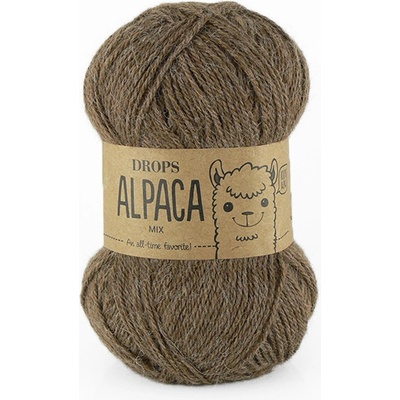 Příze DROPS Alpaca mix 0607 - světlá hnědá