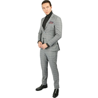 Centone Мъжки костюм - Тъмно син #271770 (271770_Сив)