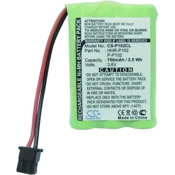 Cameron Sino Батерия за телефон 3* ААА 3.6V NiMH 700mAh GPT207 за Panasonic KX-TC1210 Cameron Sino (CS-P102CL)