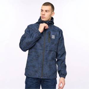 Crosshatch Яке Crosshatch Janscore Allover Print Jacket - Blue