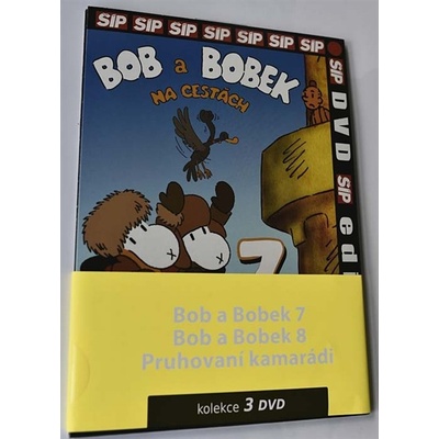 Bob a Bobek 7, 8, Pruhovaní kamarádi, 3 pošetka DVD