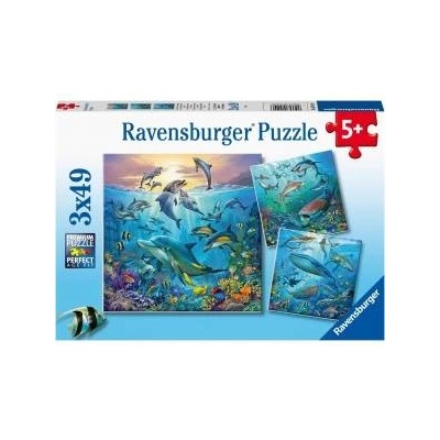 Ravensburger Puzzle 3x49 Underwater Life
