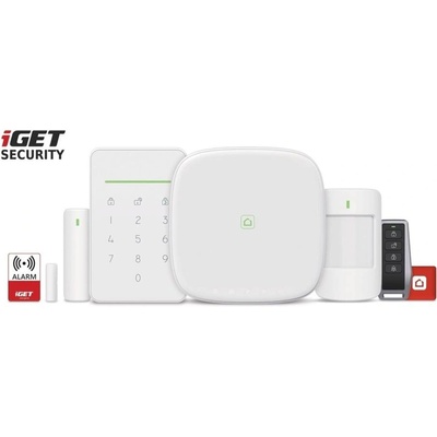 iGET Alarm SECURITY M5-4G Premium Inteligentný zabezpečovací systém 4G LTE/WiFi/Ethernet/GSM, set