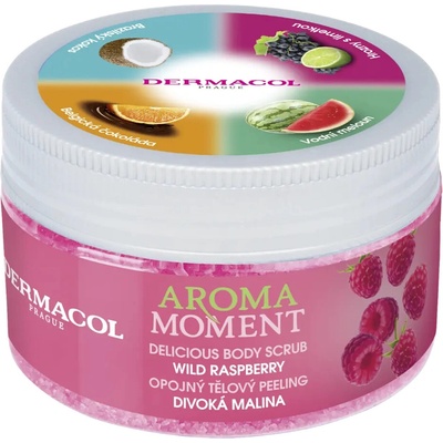 Dermacol Aroma Moment tělový peeling divoká malina 200 g – Zbozi.Blesk.cz