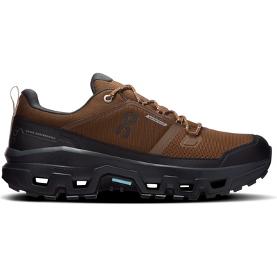On Мъжки туристически обувки On Cloudrock Low WP Walking boots - Earth / Black - размер 47 (EU) (019-1222-0521)