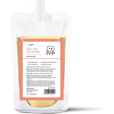 Lobey Baby Náhradní náplň Mycí pěna pro miminka 150 ml + 30 ml GRATIS – Zboží Dáma