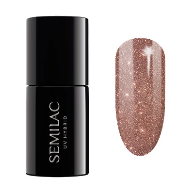 Semilac 333 Uv Gel Polish Shine Brown Гел лак 7ml
