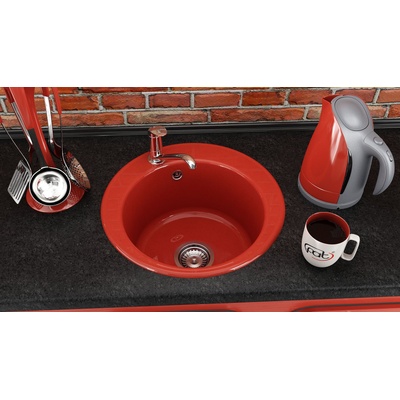 FAT Кухненска мивка от полимермрамор fat, 220 (220marble)