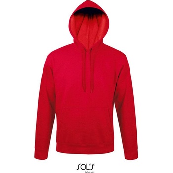 Sol's Snake Unisex mikina s kapuc. červená