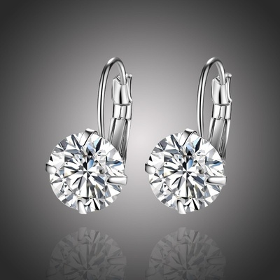 Sisi Jewelry Swarovski Elements Megan E1888 Bílá/čirá