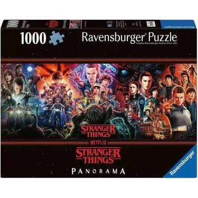 Ravensburger - Puzzle Stranger Things panorama - 1 000 piese