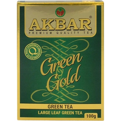 Akbar Čaj GREEN GOLD zelený čaj Zelený Sypaný 100 g