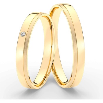 Sofia zlatý pánský snubní prsten ML65 42 C 3MYG