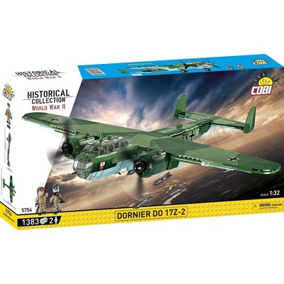 COBI 5754 World War II Nemecké bombardovacie lietadlo Dornier DO 17Z-2 1:32