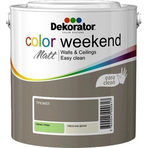 Dekorator ЛАТЕКС Color Weekend Matt трюфел 2.5л (66-09)