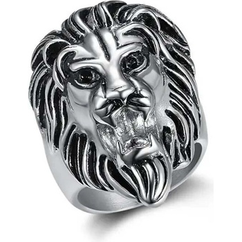 Sam's Artisans Prsteň Lion Head chirurgická oceľ IPRM022