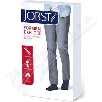 Jobst for Men Explore kompresívne lýtkové pančuchy so špicou bežná dĺžka čierne