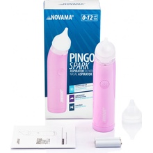 NOVAMA Pingo Spark Pastel Pink Nosová odsávačka s osvetlenou špičkou ružová