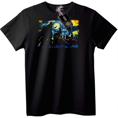 NOONEBRAND Тениска Звезден Замък - S, Black
