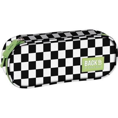 BackUP Овален несесер BackUp 8 A - Checkerboard White (710056)
