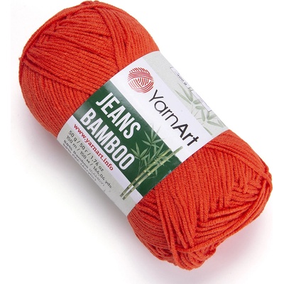 YarnArt Jeans Bamboo 141 - jasná červenooražová