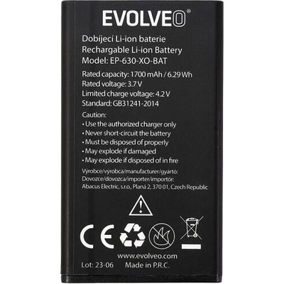 EVOLVEO EP-630-XO-BAT