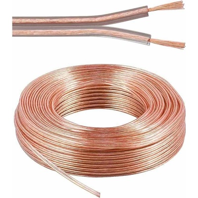PremiumCord Reproduktorové káble CU meď (99.9% OFC) 2x 0,75mm2 10m kjpr-03-10