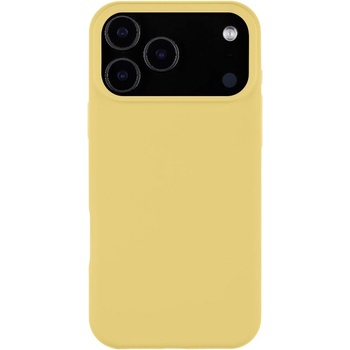 Tactical Силиконов калъф с MagSafe за iPhone 17 Pro Max - Tactical MagForce Velvet Smoothie Cover (жълт) (57983126669)