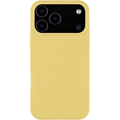 Tactical Силиконов калъф с MagSafe за iPhone 17 Pro Max - Tactical MagForce Velvet Smoothie Cover (жълт) (57983126669)