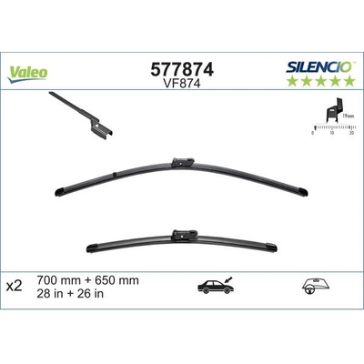 Valeo Silencio X-TRM 700+650 mm VA 577874