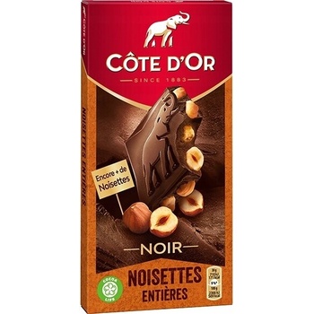 Côte D'Or Noir Čokoláda s orechmi 180 g