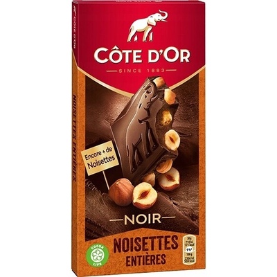 Côte D'Or Noir Čokoláda s orechmi 180 g