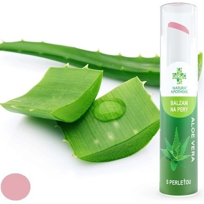 Naturaapotheke Regeneračný balzam na pery s perleťou–Aloe vera 9 g
