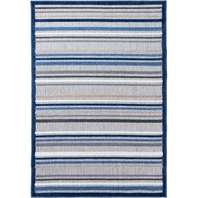 Makro Abra Aventura ED50A Proužky šedý / modrý