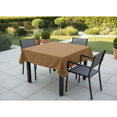 Mybesthome Venkovní čtvercový ubrus Terra color 44 cappuccino 150x150cm