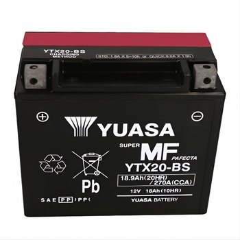 YUASA AGM 12V 18Ah left+ YTX20-BS
