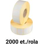 ZINTA Самозалепващи термоетикети 35x25, 2000 ет. /ролка (35X25X2000-TH)