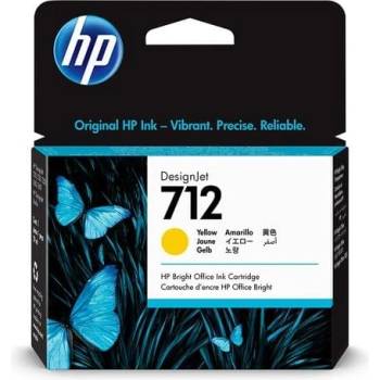 HP Оригинално мастило за принтер HP No712, 3ED69A, 29 ml, Yellow (3015102303)