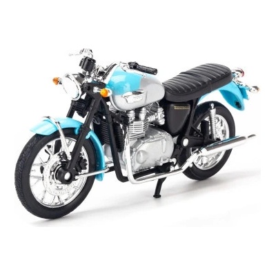 Welly Triumph 2002 Bonneville modrá 1:18