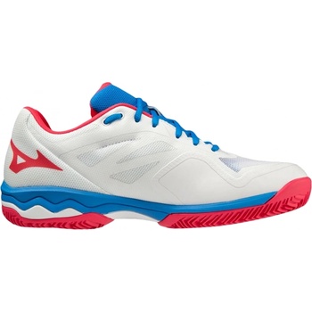 Mizuno Мъжки маратонки за падел Mizuno Wave Exceed Light Padel - white/opera red/prace blue