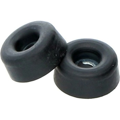 Walteco Dverová zarážka, priemer 20x10mm, čierna Množstvo: 2 ks , 5016
