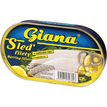 Giana Sleď filety v rastlinnom oleji 170 g