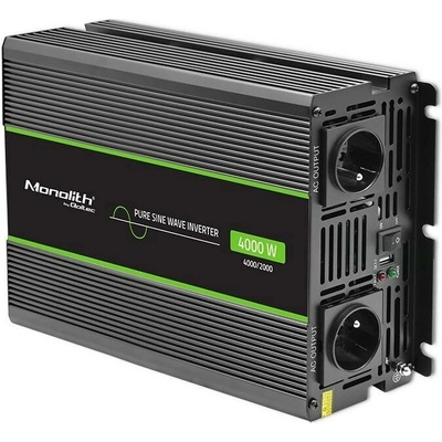 Qoltec Monolith zdroj/transformátor Auto 4000 W Černá 51939